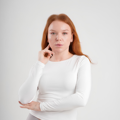 Dual-Layer Long Sleeve Top