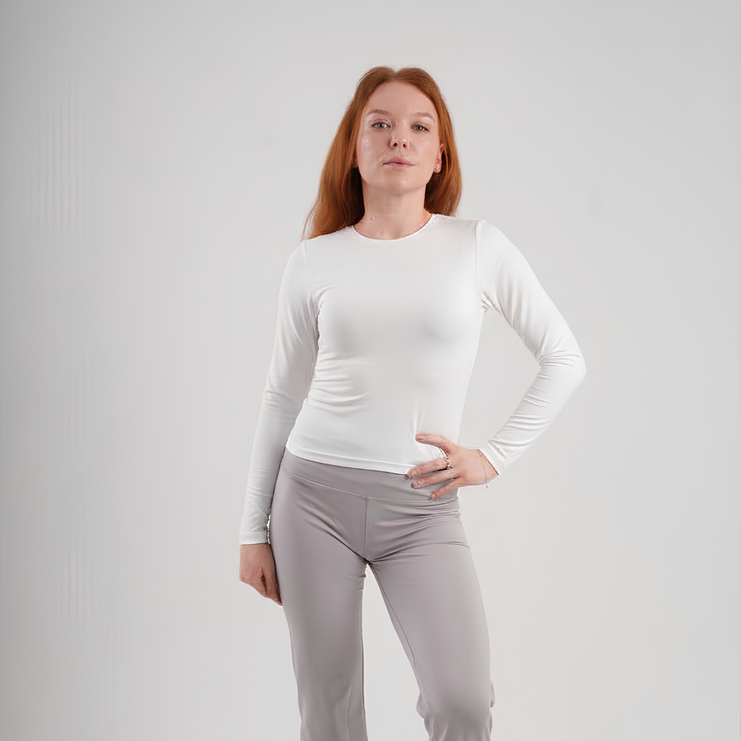 Dual-Layer Long Sleeve Top