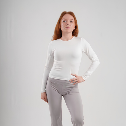 Dual-Layer Long Sleeve Top