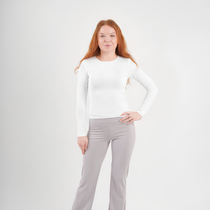 Dual-Layer Long Sleeve Top
