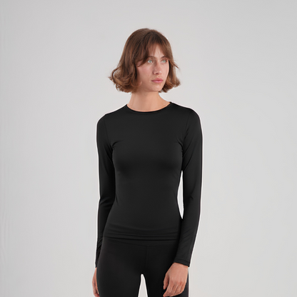 Dual-Layer Long Sleeve Top