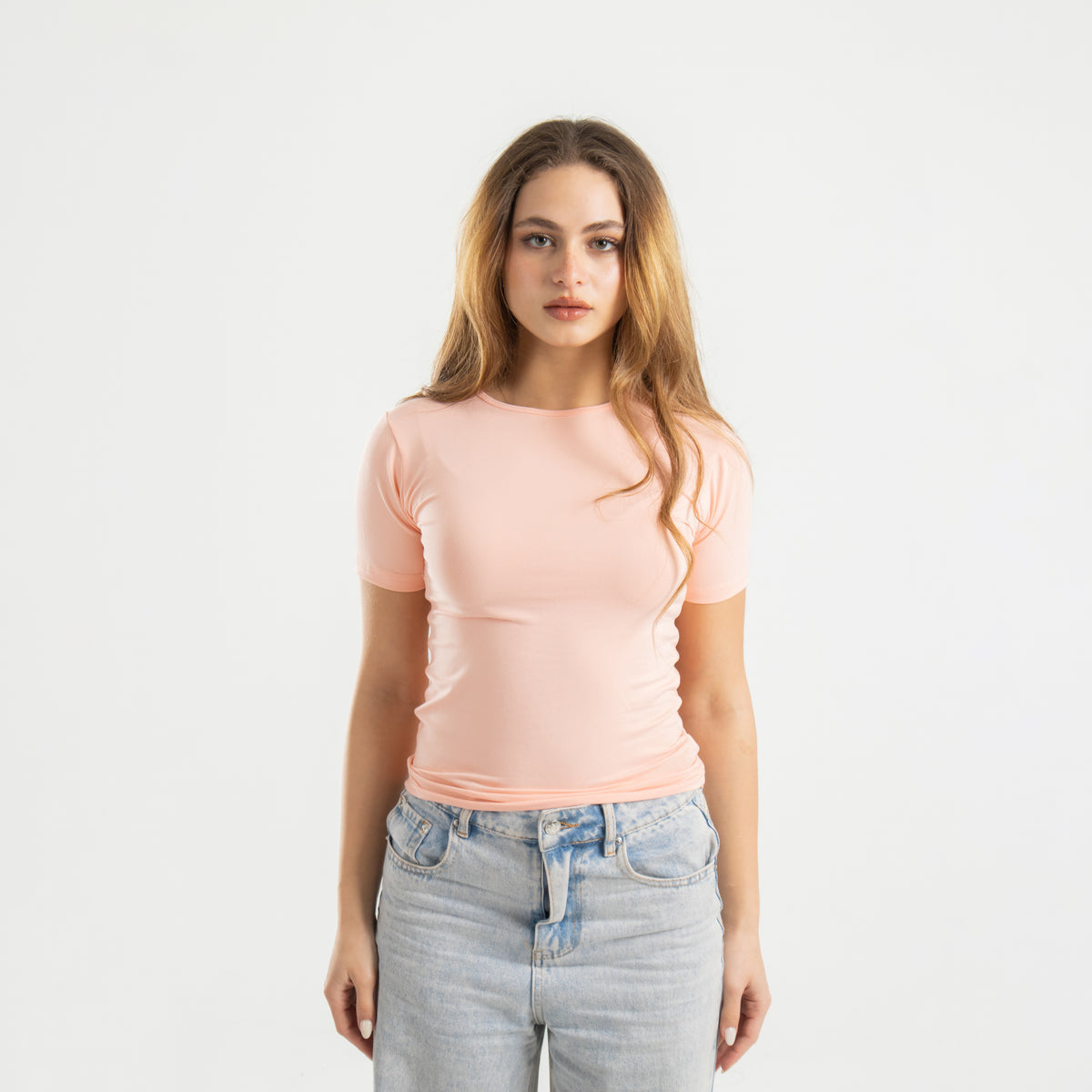 Microfiber Short Sleeve Top