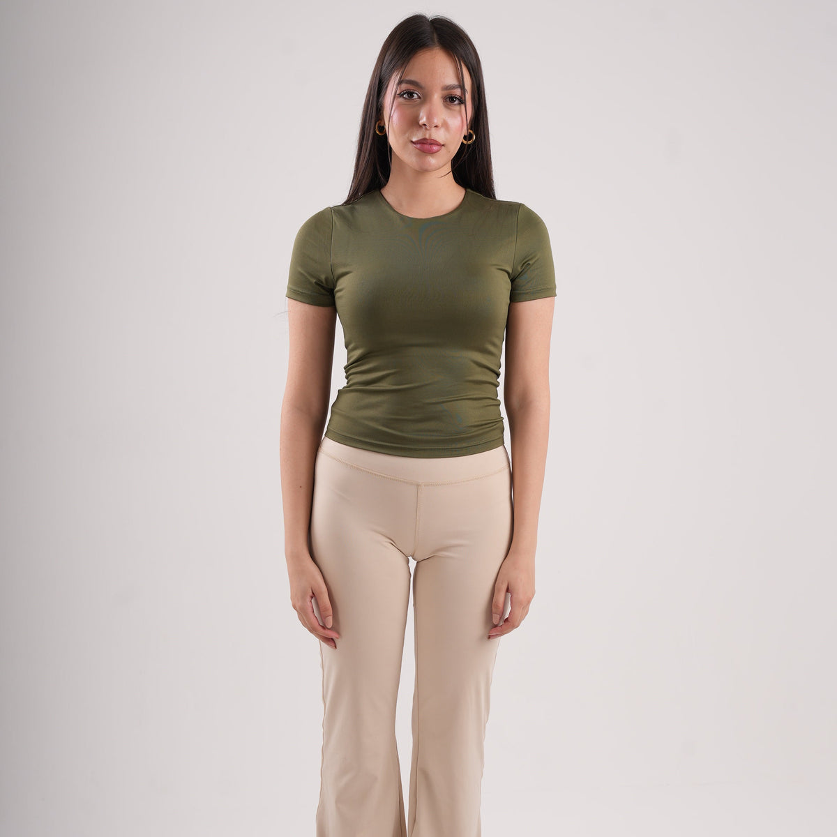Dual-Layer Short Sleeve Top