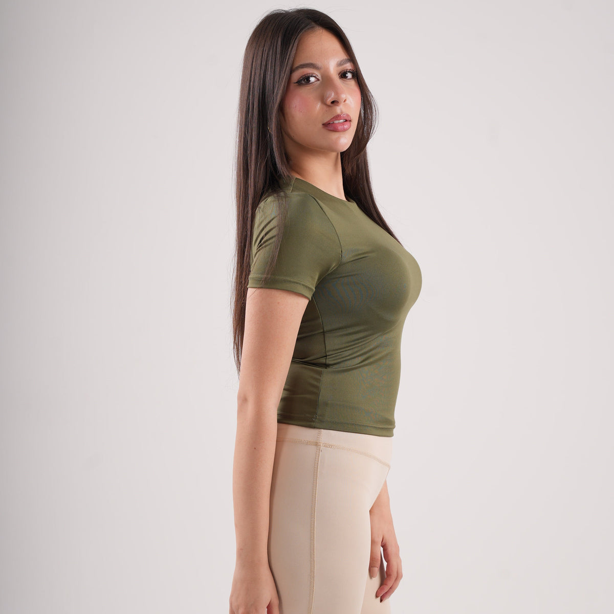 Dual-Layer Short Sleeve Top