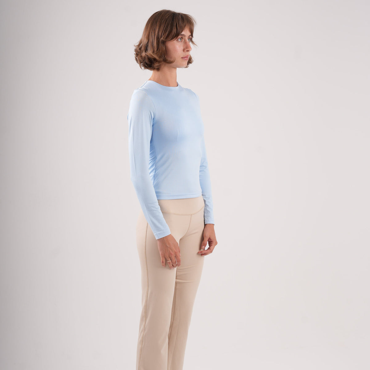 Dual-Layer Long Sleeve Top