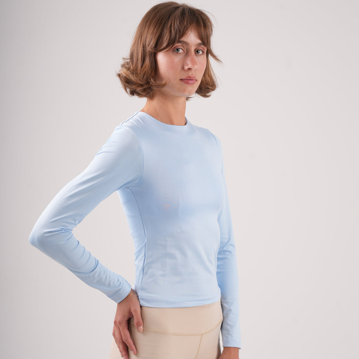 Dual-Layer Long Sleeve Top