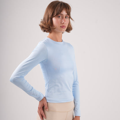 Dual-Layer Long Sleeve Top