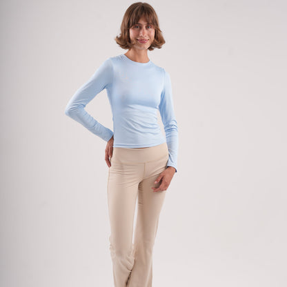 Dual-Layer Long Sleeve Top