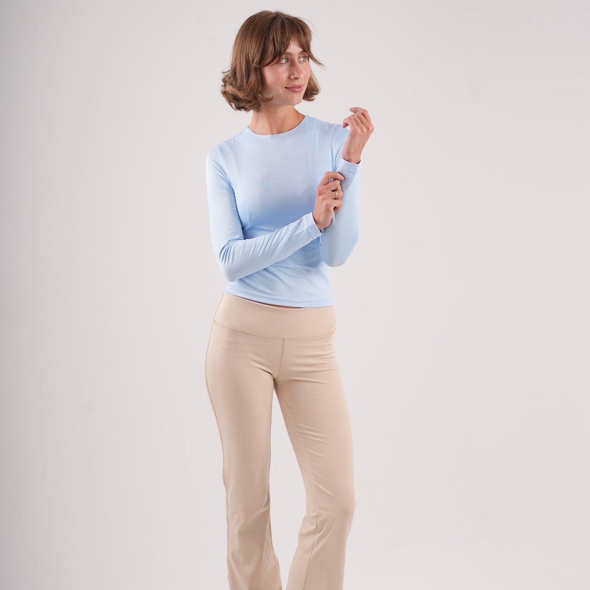 Dual-Layer Long Sleeve Top