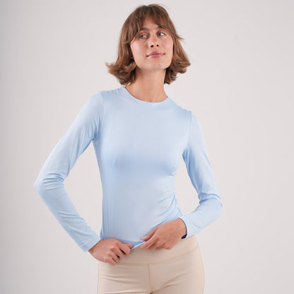 Dual-Layer Long Sleeve Top
