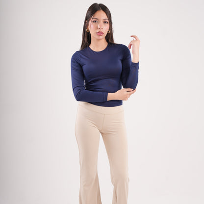 Dual-Layer Long Sleeve Top