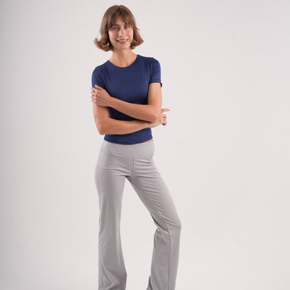 Dual-Layer Short Sleeve Top