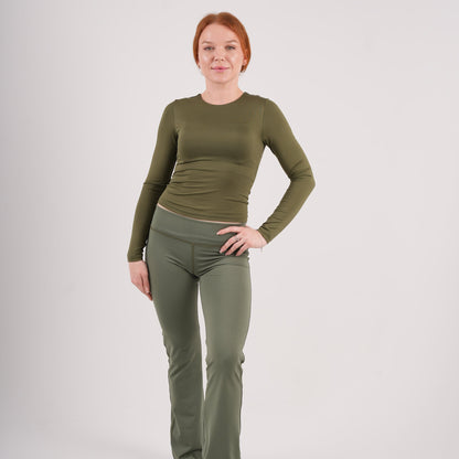 Dual-Layer Long Sleeve Top