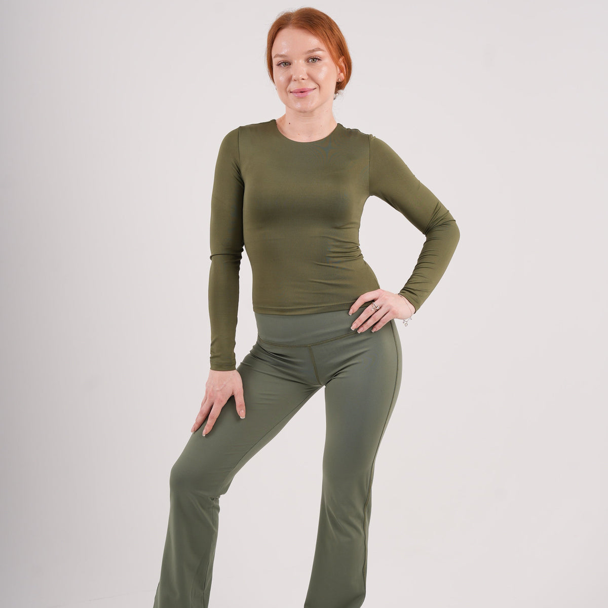 Dual-Layer Long Sleeve Top