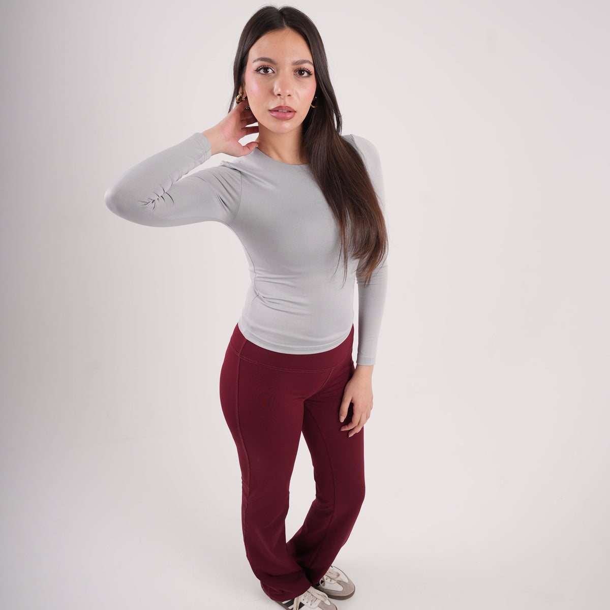 Dual-Layer Long Sleeve Top