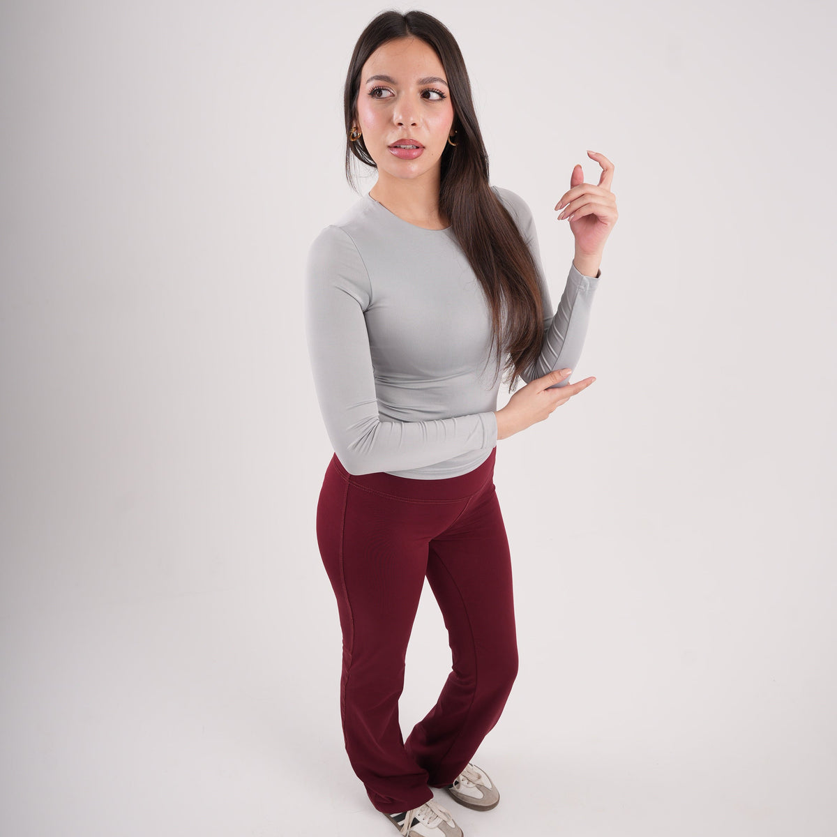 Dual-Layer Long Sleeve Top