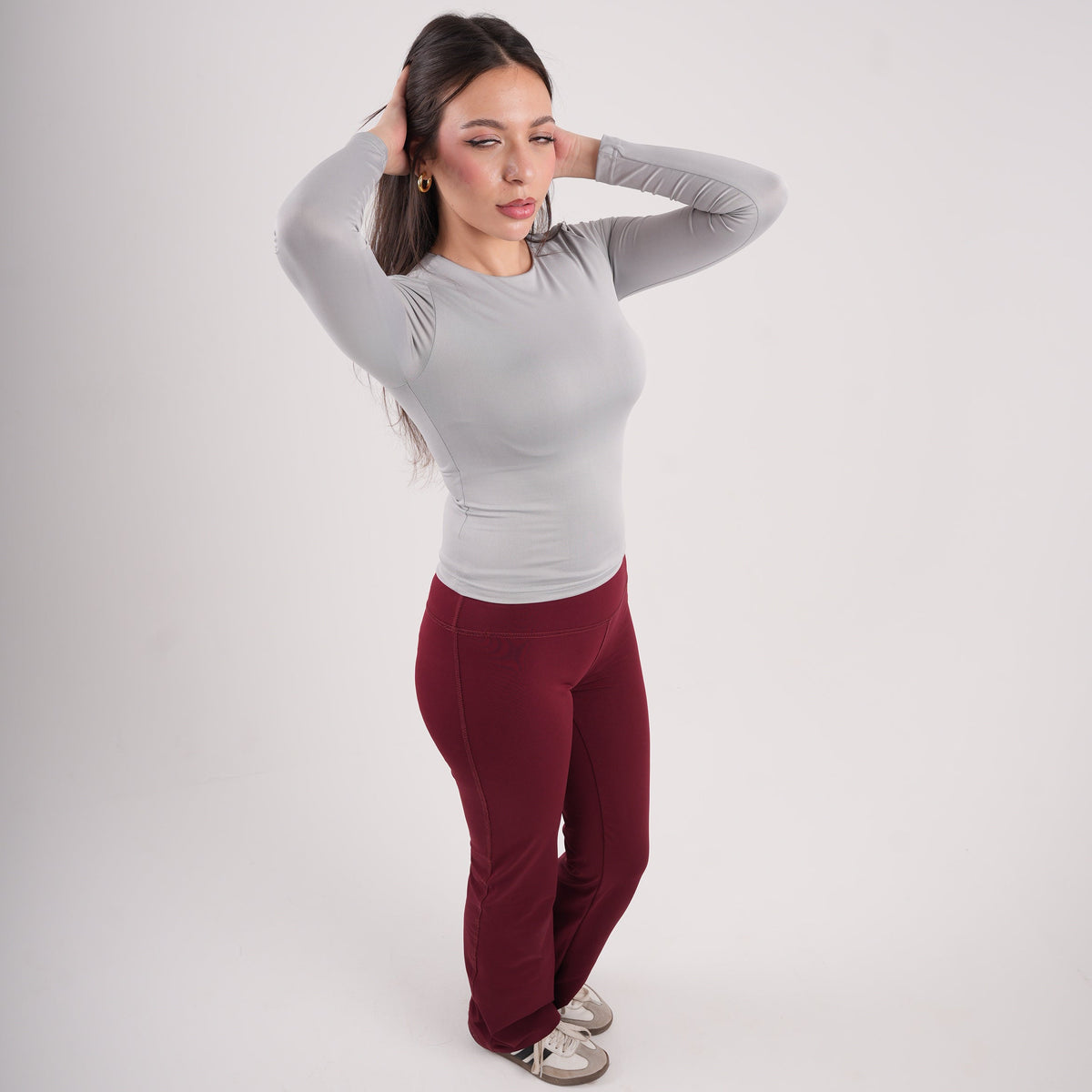 Dual-Layer Long Sleeve Top