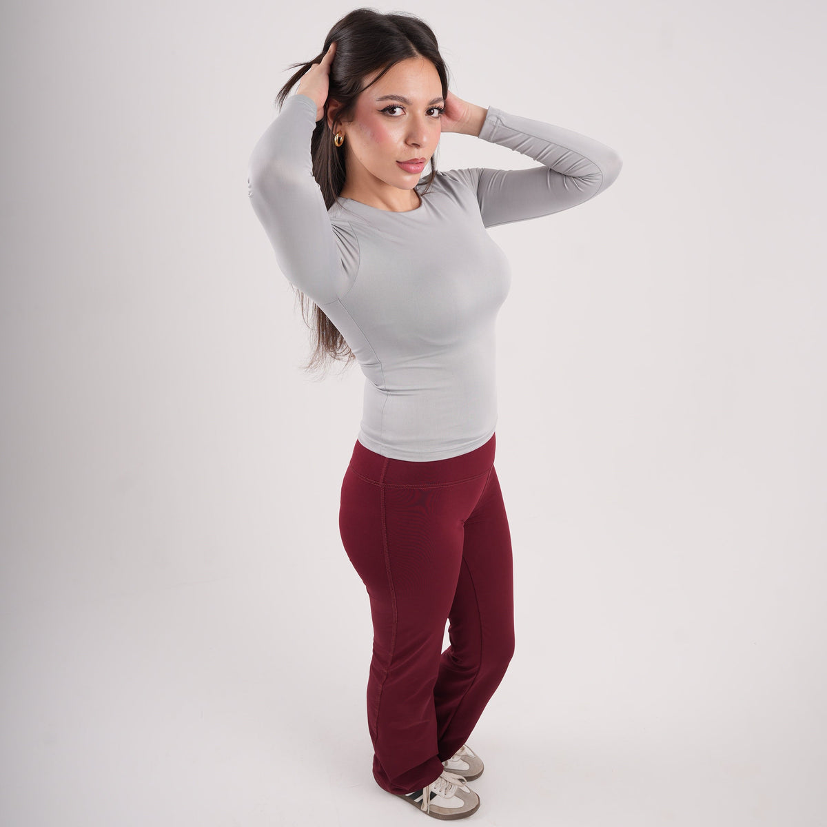Dual-Layer Long Sleeve Top
