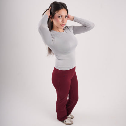 Dual-Layer Long Sleeve Top