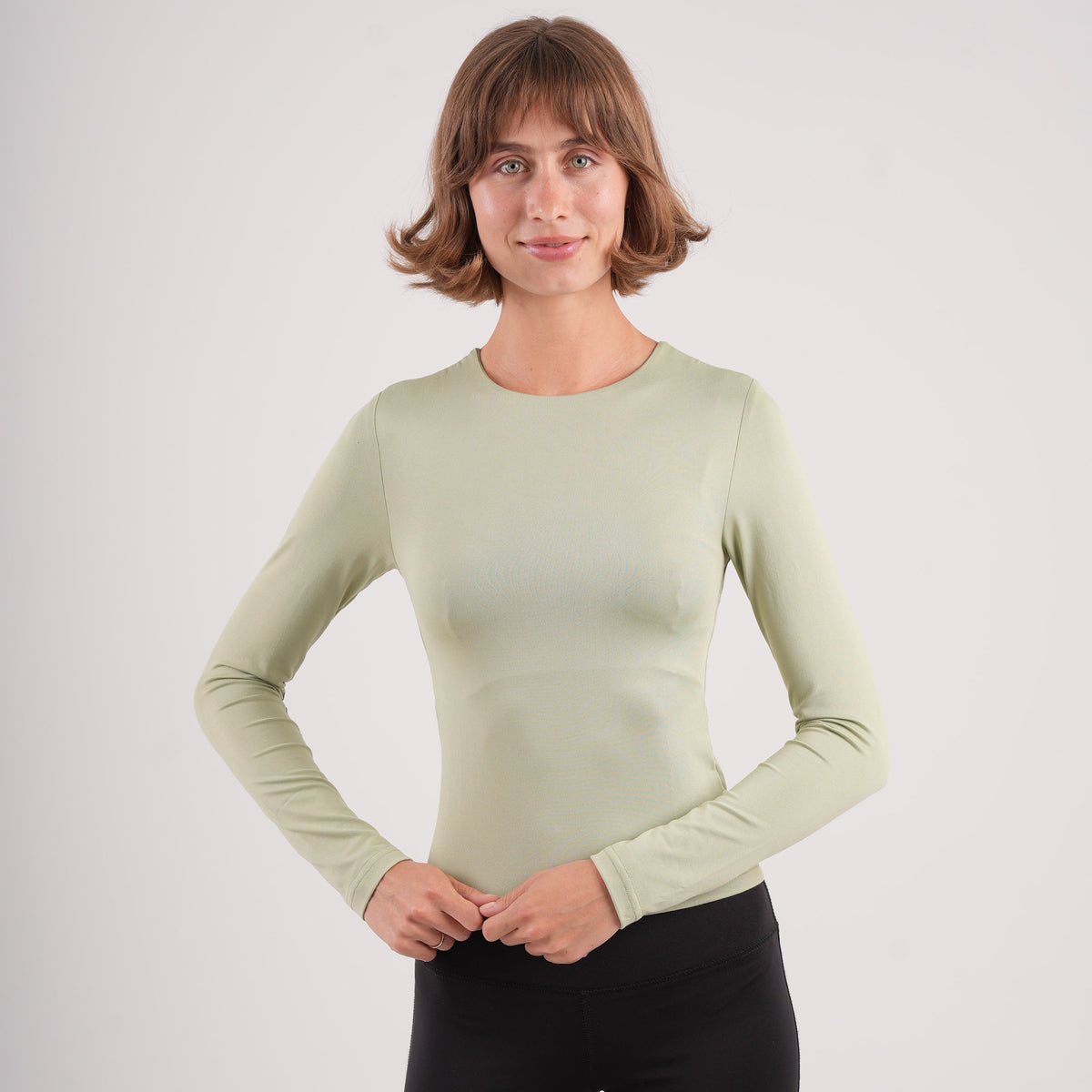 Dual-Layer Long Sleeve Top