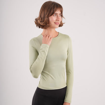 Dual-Layer Long Sleeve Top