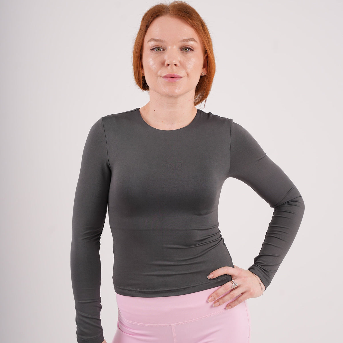 Dual-Layer Long Sleeve Top