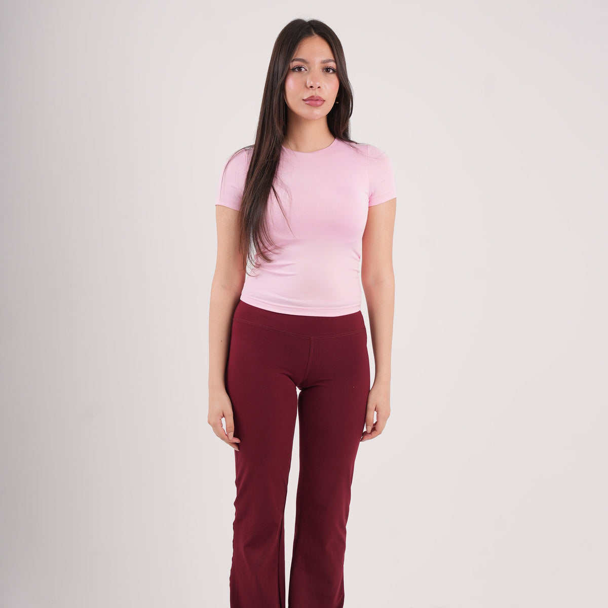 Dual-Layer Short Sleeve Top