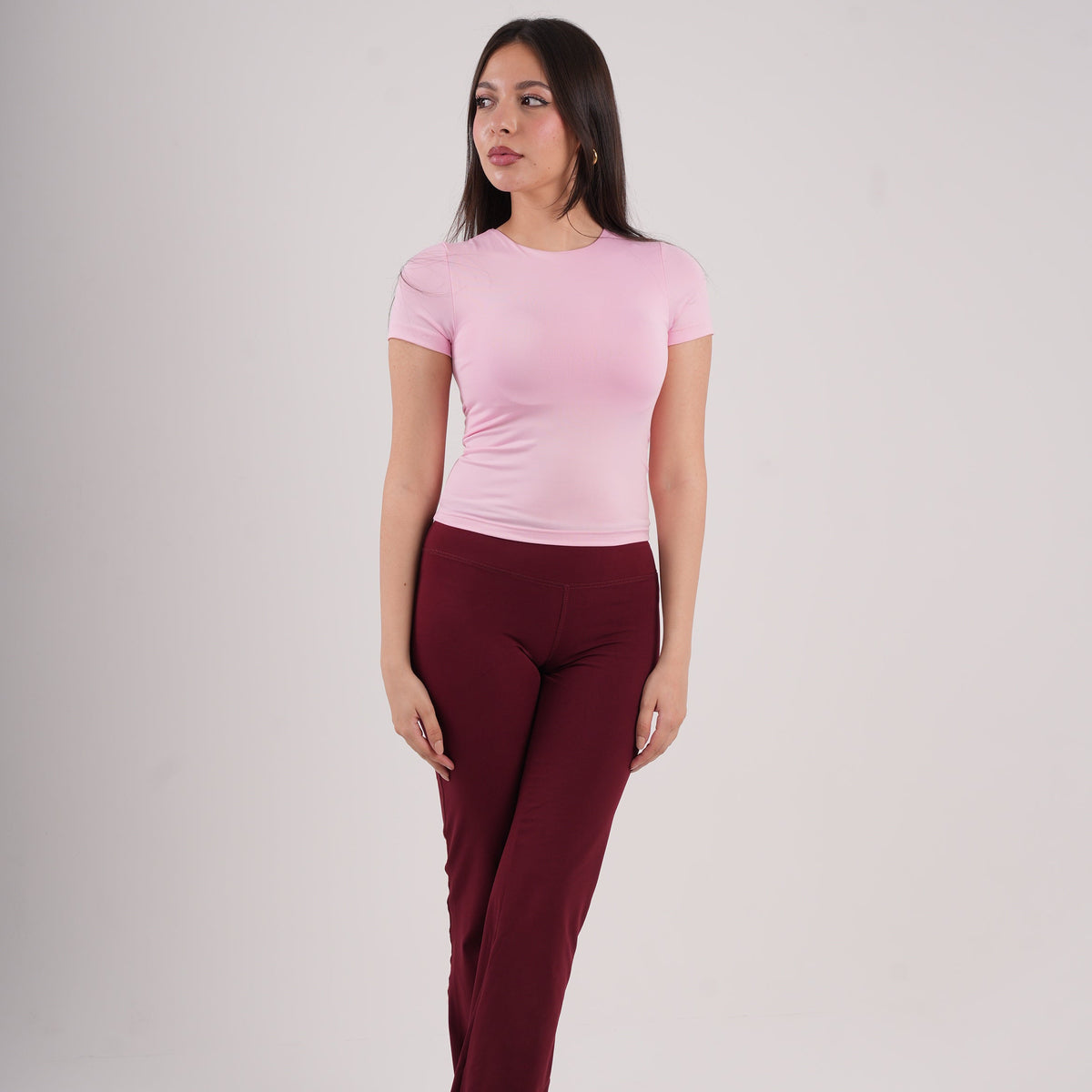 Dual-Layer Short Sleeve Top