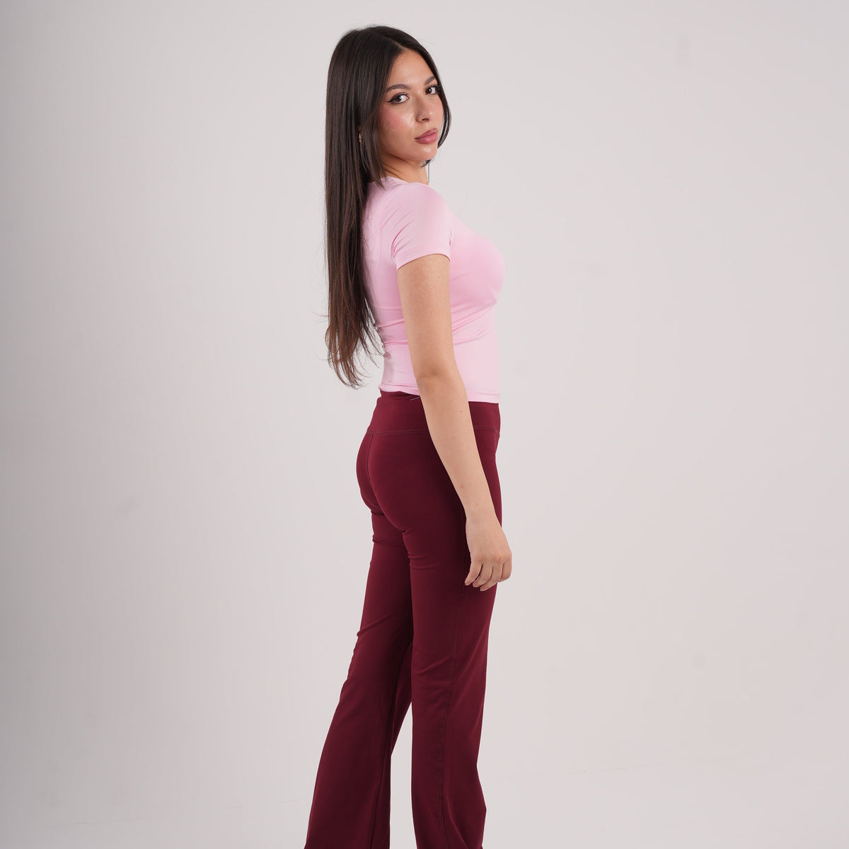 Dual-Layer Short Sleeve Top