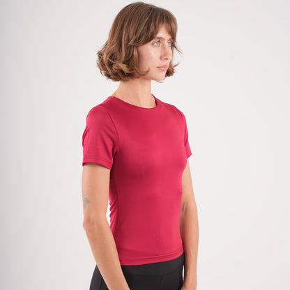 Dual-Layer Short Sleeve Top
