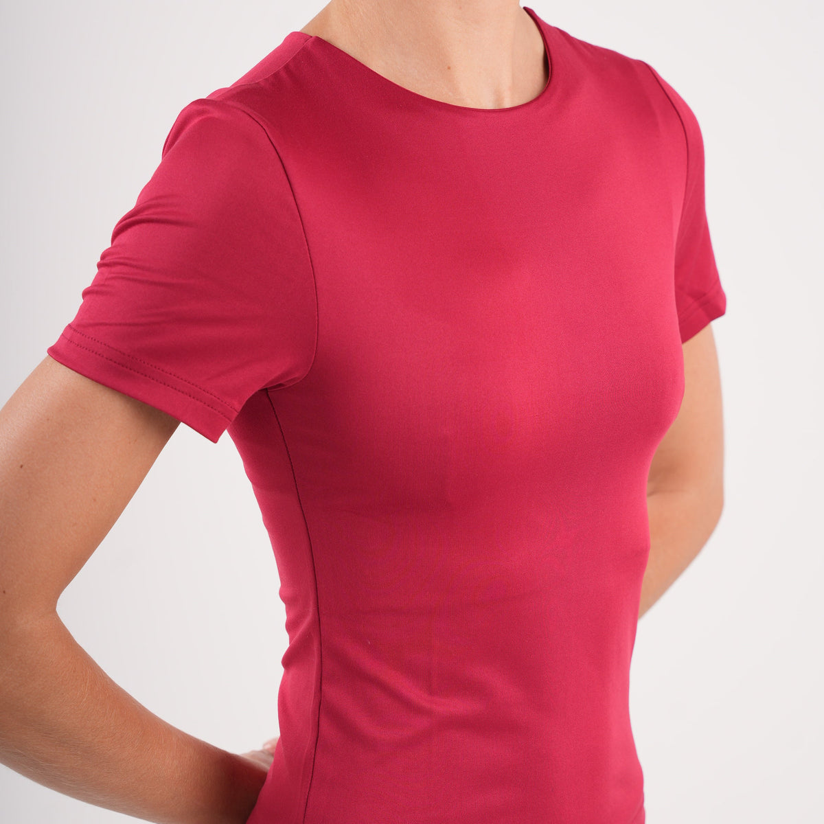 Dual-Layer Short Sleeve Top