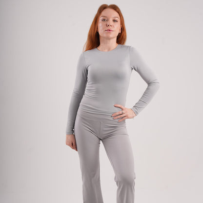 Dual-Layer Long Sleeve Top