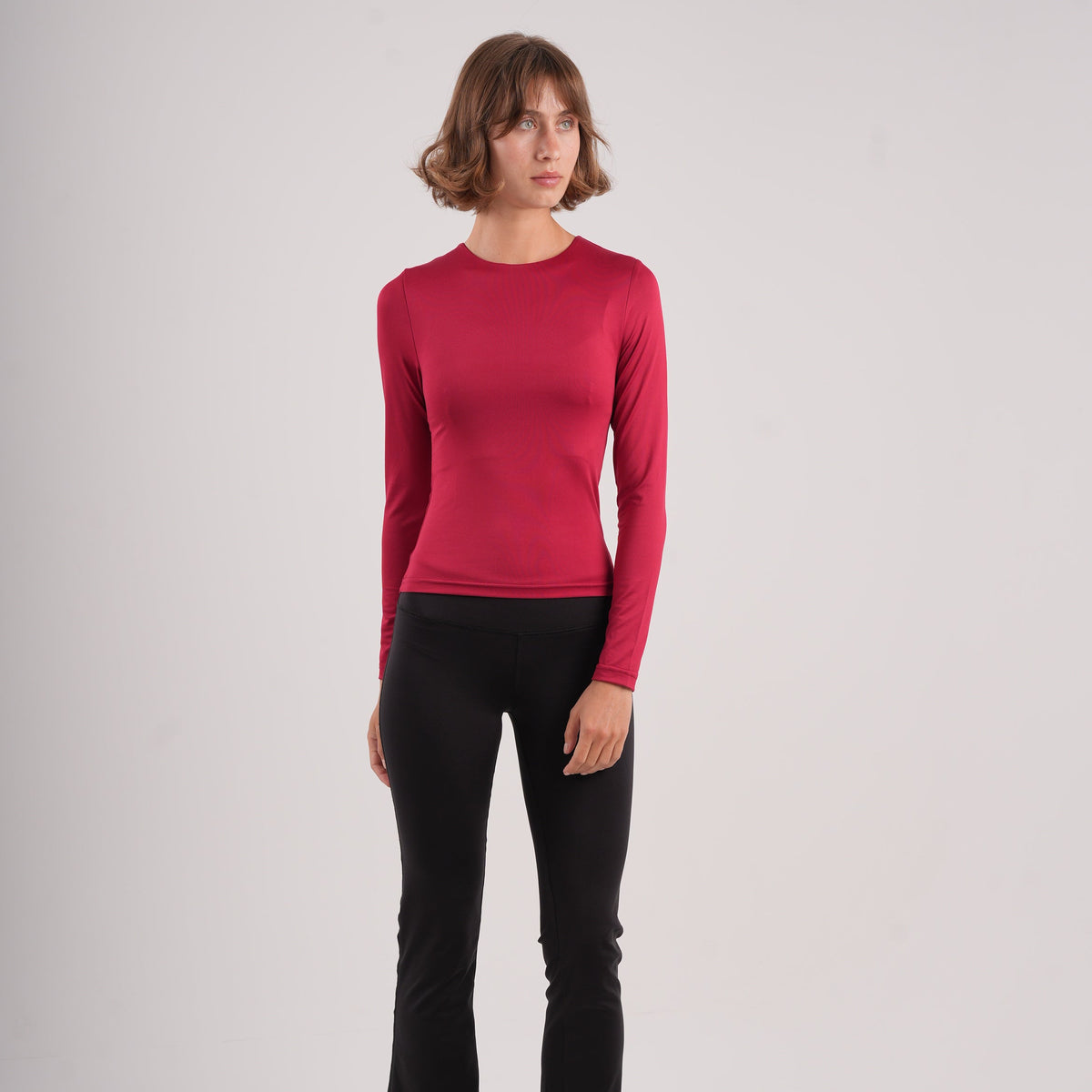 Dual-Layer Long Sleeve Top