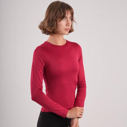 Dual-Layer Long Sleeve Top