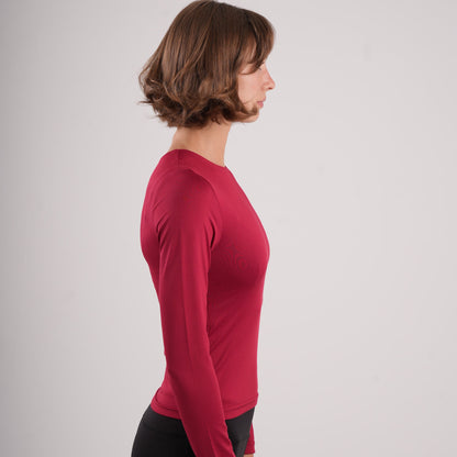 Dual-Layer Long Sleeve Top